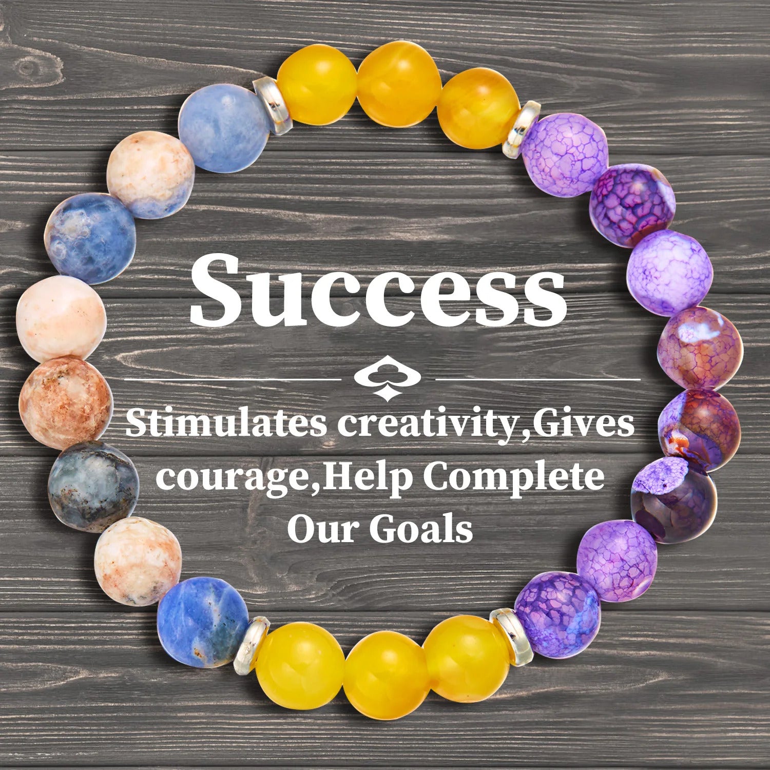 Natural Stone Symbolic Bracelets Women Men Good Luck Energy Protection 7 Chakra Meditation Bracelet Friendship Jewelry Gift